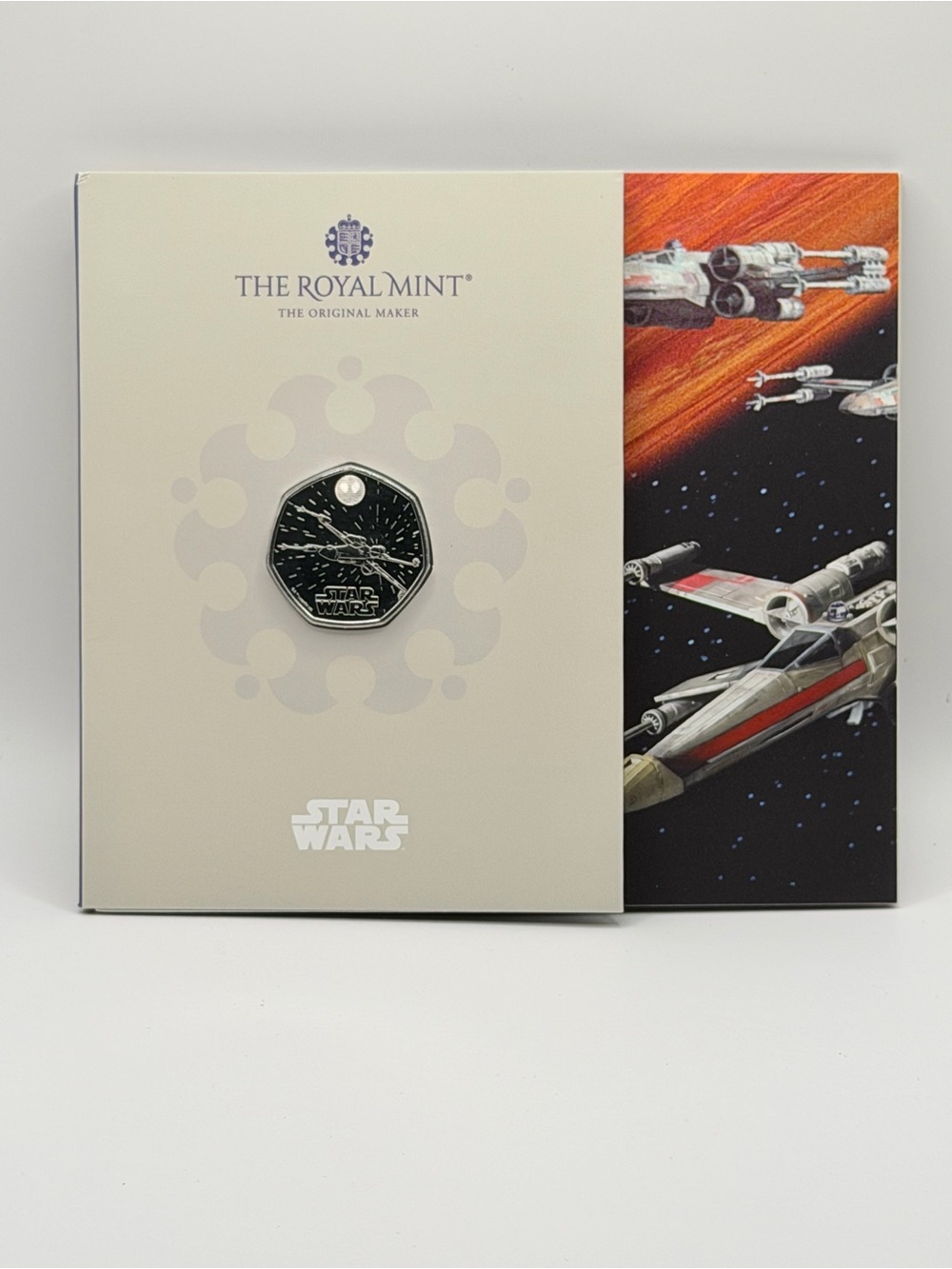Royal Mint 2024 Star Wars X-Wing 50p BU Coin Presentation Pack